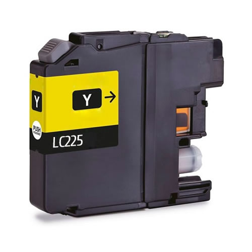 Tinteiro Compatível Brother LC225 Amarelo