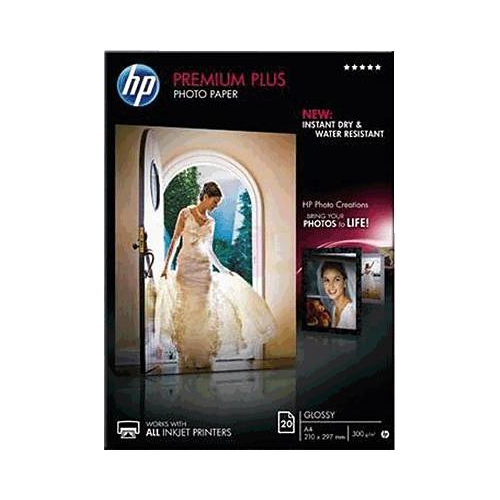 Papel Fotográfico HP Premium Plus A4 300gr 20fls