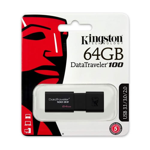 Pen Drive Kingston DataTraveler 100 64GB