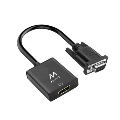 Adaptador HDMI Macho - VGA Fêmea C/ Áudio