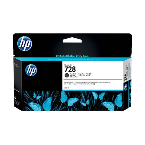 Tinteiro Original HP 728 300ml Preto Mate