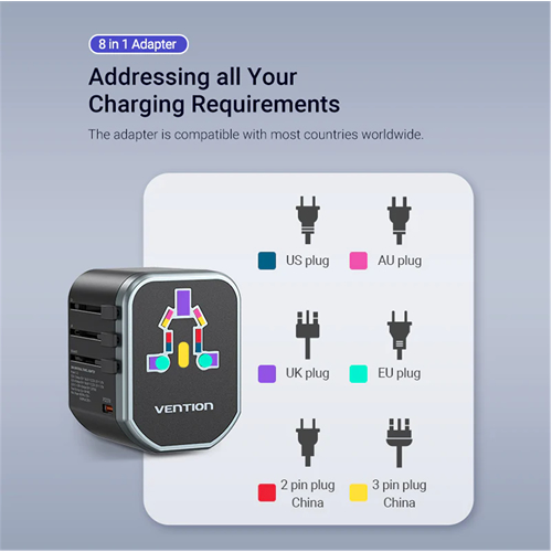 Adaptador de Tomada Universal 20W