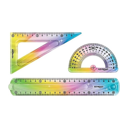 Conjunto de Desenho Flexível Rainbow 3 Peças