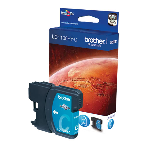 Tinteiro Original Brother LC1100 Ciano Alta Cap.
