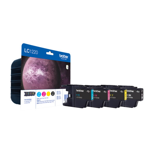 Tinteiro Original Brother LC1220 Pack 4 Cores