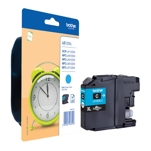 Tinteiro Original Brother LC125 Alta Cap. Ciano