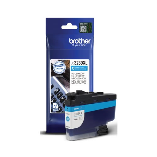 Tinteiro Original Brother LC3239 XL Ciano