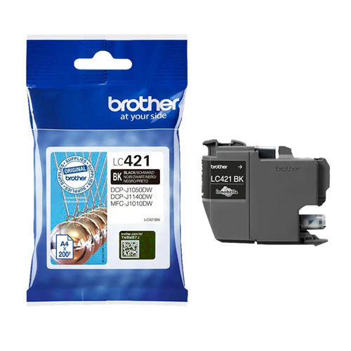 Tinteiro Original Brother LC421 Preto