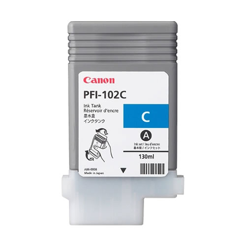 Tinteiro Original Canon PFI-102 Ciano