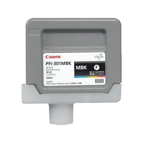 Tinteiro Original Canon PFI-301 Preto Mate