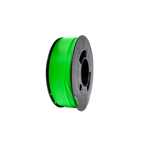 Filamento 3D PLA 1.75mm 1kg Verde Fluorescente
