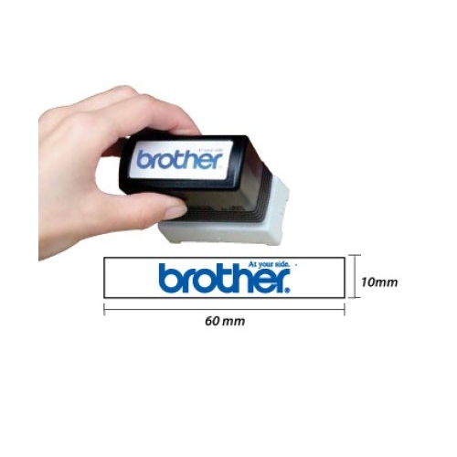 Estrutura Carimbo Brother 10mm x 60mm Azul