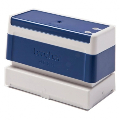 Estrutura Carimbo Brother 40mm x 90mm Azul