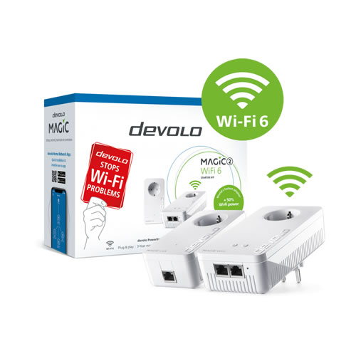 Powerline Devolo Magic 2 WiFi 6 Starter Kit Pack 2