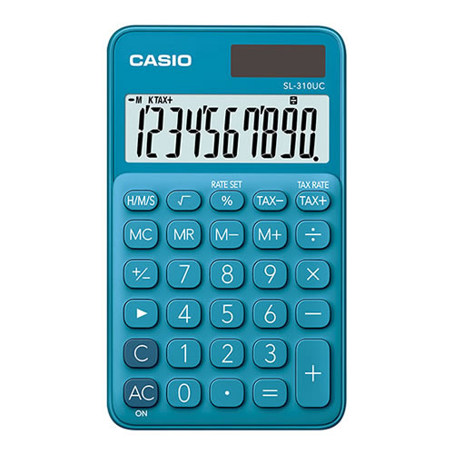 Calculadora de Bolso Casio SL310UC Azul