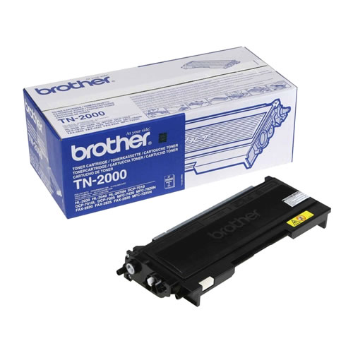 Toner Original Brother TN-2000 Preto