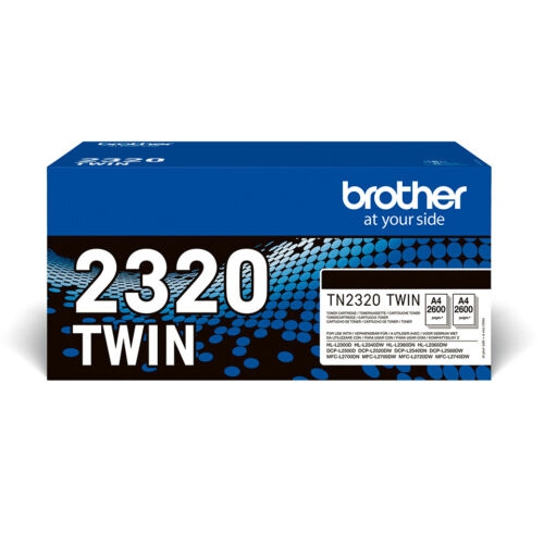 Pack Toners Originais Brother TN-2320 - 2 un.