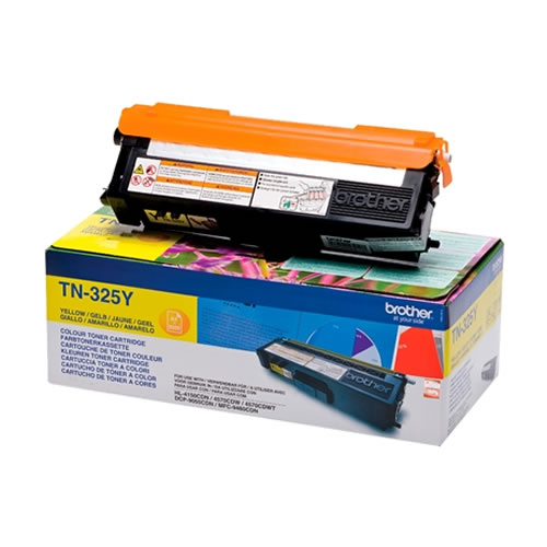 Toner Original Brother TN-325 Amarelo Alta Cap.