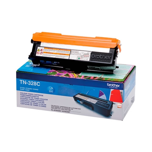 Toner Original Brother TN-328 Alta Cap. Azul