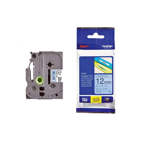 Fita Original Brother TZE531 Azul/Preto 12mm