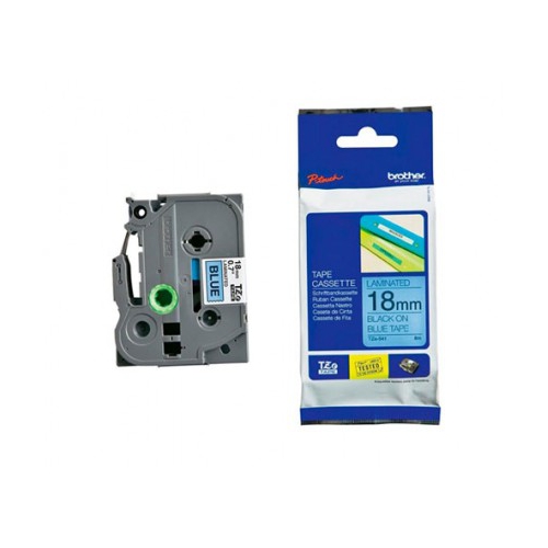 Fita Original Brother TZE541 Azul/Preto 18mm
