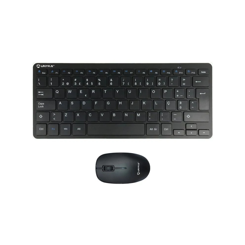 Teclado Compacto + Rato Unykach | sem fios