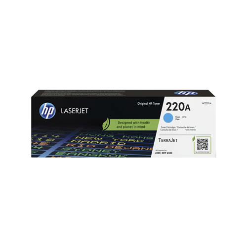 Toner Original HP 220A Ciano