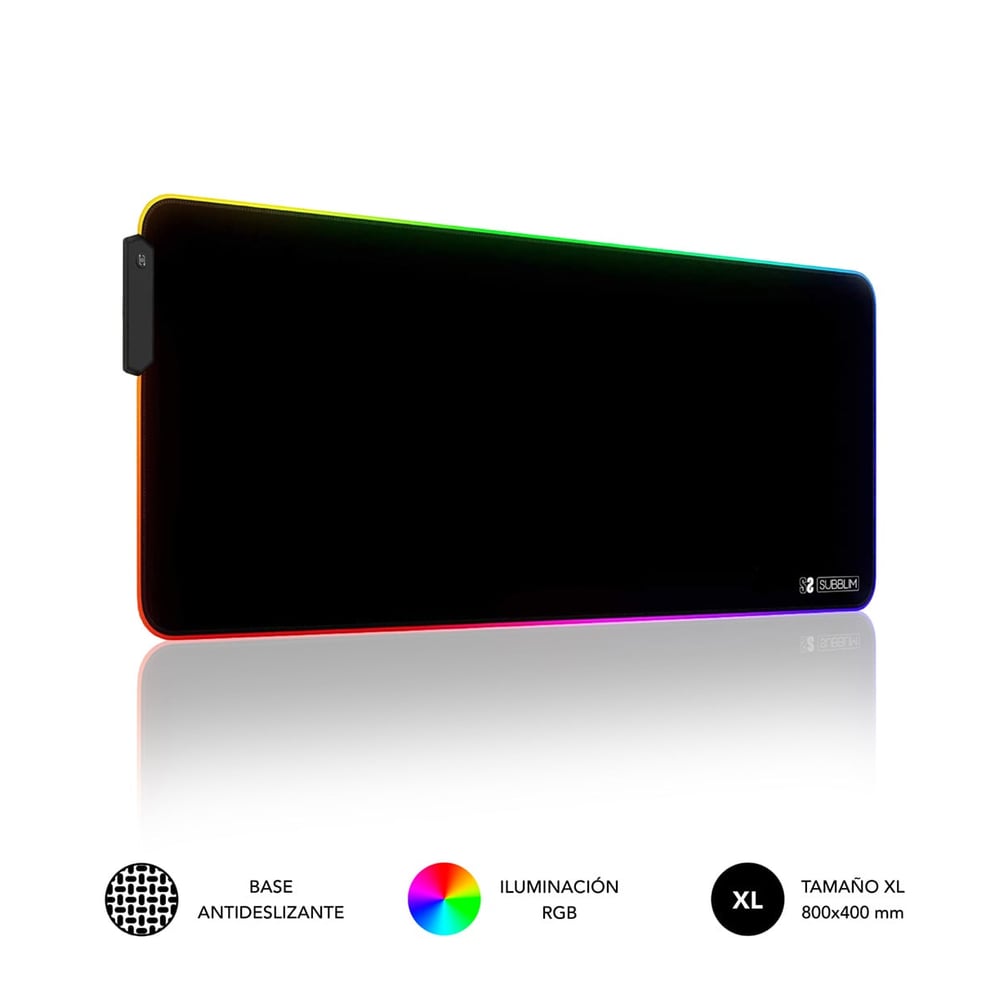 Tapete de Rato Subblim LED RGB Premium XL