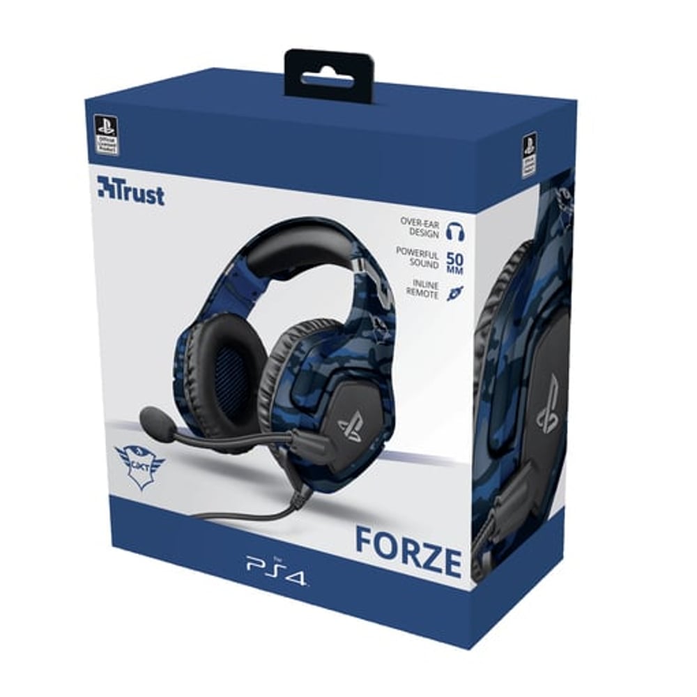 Auscultadores gaming Trust GXT 488 Forze PS4 Com fios, Azul