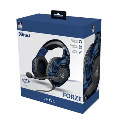 Auscultadores gaming Trust GXT 488 Forze PS4 Com fios, Azul