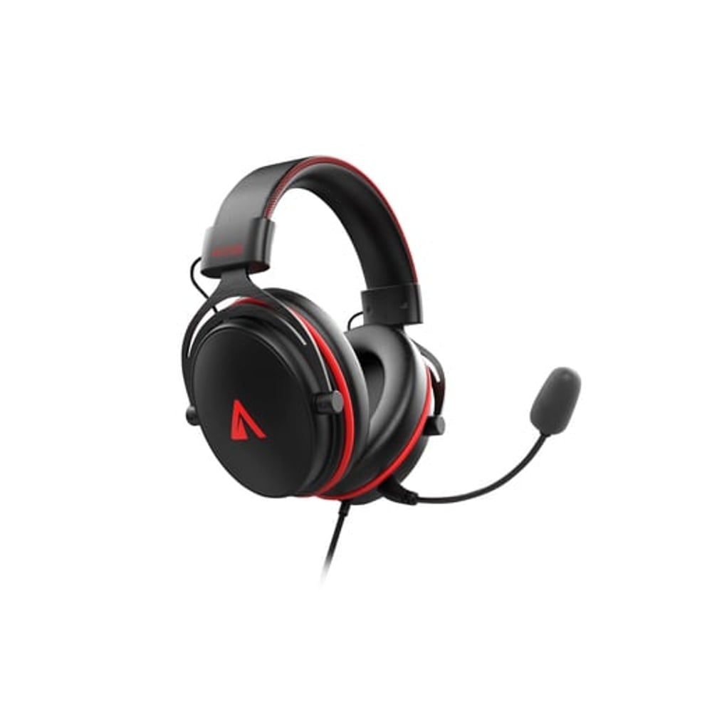 Auscultadores Gaming ABYSM AG700 Pro 7.1 Com Fios, Preto e Vermelho