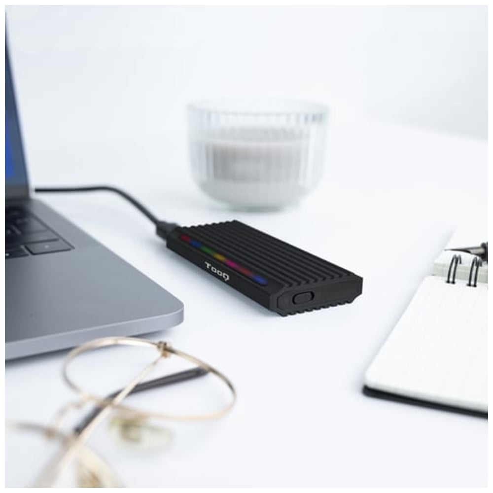 Caixa para Disco Externo TooQ SSD M.2 - USB-C