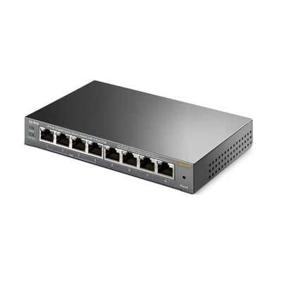 Switch TP-LINK TL-SG108PE Gerido L2 Gigabit Ethernet (10/100/1000) Power over Ethernet (PoE) - 8 portas