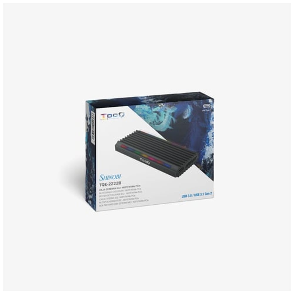 Caixa para Disco Externo TooQ SSD M.2 - USB-C