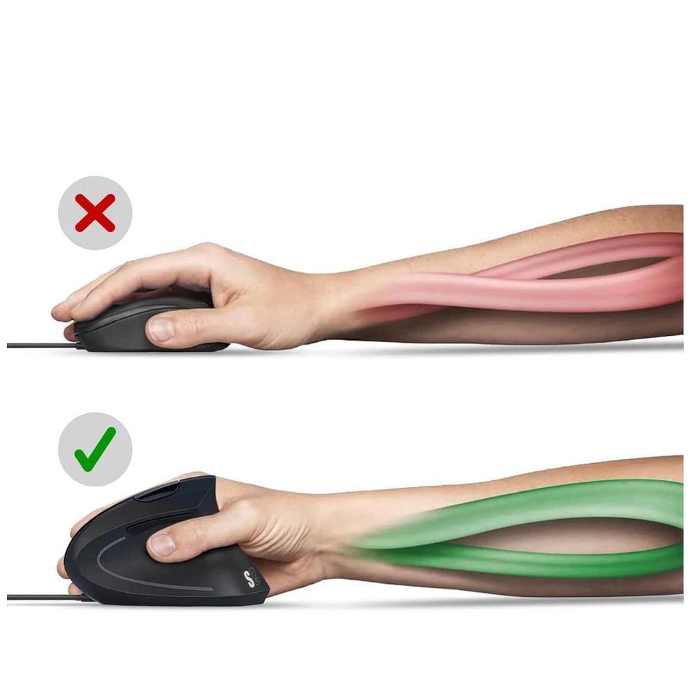 Rato Subblim Glide Vertical Ergo c/ fios