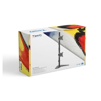Suporte para Monitores TooQ DB1703TNV-B (2 monitores)