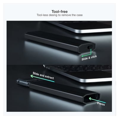 Caixa disco externo TooQ SHURA SSD M.2