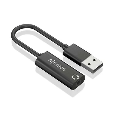 Adaptador USB-A para Audio Jack 3.5 mm 10cm