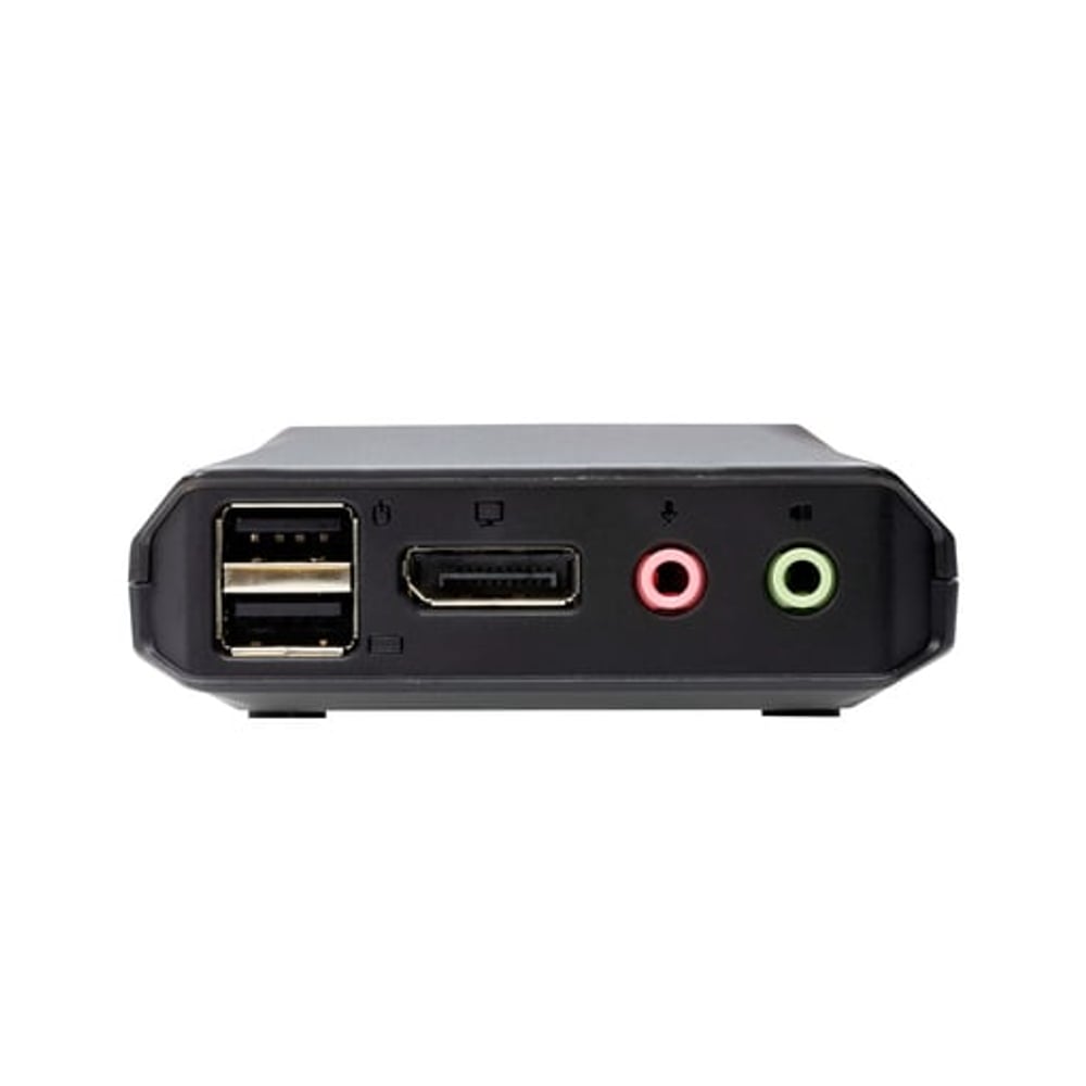 Switch ATEN KVM de cabo híbrido DisplayPort USB-C de 2 portas