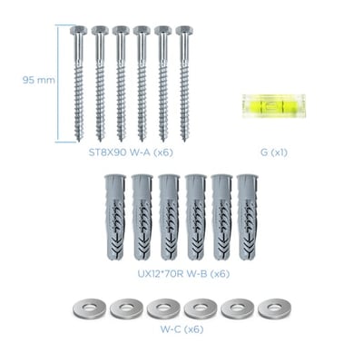 Suporte para TV TooQ - Tvs até 2,03 m (80")