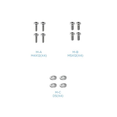 Suporte para Monitores TooQ DB1703TNV-B (2 monitores)